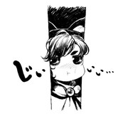 散歩の時間が近づくと無言の圧をかけてくる影狼たん