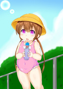児童用水着とアイちゃん