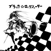 ブラック★ロックシューター　ラフ画