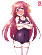 わんどろスク水ニーソかみっか