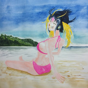 水辺のイワビー