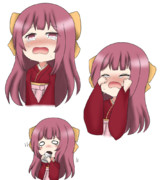 神風さんで泣き顔練習