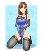 水本ゆかり×競泳水着