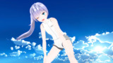 青と白
