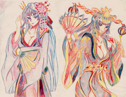 ヒメシャラ 花騎士 ニコニコ静画 イラスト