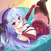 青髪 ニコニコ静画 イラスト