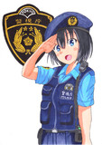 もしも警察官の制服にベレー帽が採用されたら？