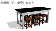 科学室(机・椅子)セット