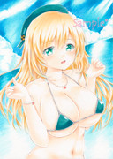 水着の愛宕ちゃん