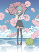 セーラー鼻ミク【MMDモデル配布】