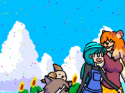 際立つキミ、風に吹かれて。