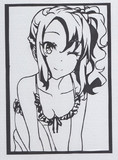 切り絵　豊浜のどか