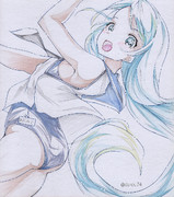 セーラースク水五月雨さん。