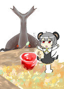 自分と同じサイズのゼリーを見つけたNYN姉貴