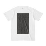 シンプルデザインTシャツ 黒鉄塔