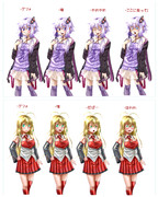 結月ゆかり／弦巻マキ_立ち絵