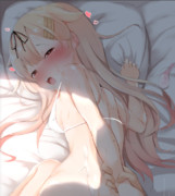 夕立ちゃんとストレッチ