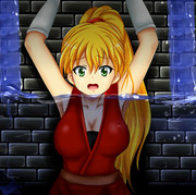 マキ　水責め(ゲームオーバー画面)