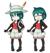 かばんさん（断髪）