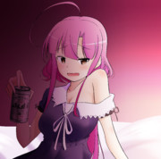 肩出し ニコニコ静画 イラスト