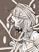 択捉ちゃんと触手さん