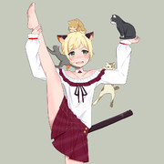 キャットタワーアキくん