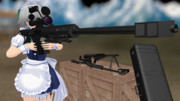 [MMDモデル配布あり] M82A3（M107）