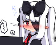 びっくりする人形ちゃん