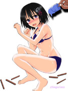 暑いので羽黒さんにアイスをたくさん食べさせてあげました