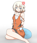 横座り ニコニコ静画 イラスト
