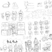 一人絵チャで描いたやつ(たくさん)その2