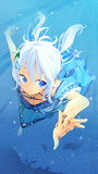 その姿はまるで人魚のようだったといふ