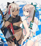 水着沖田さんズ