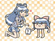 ゆっくりにもやしを貰った依神紫苑さん