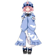 西行寺幽々子 - ニコニコ静画 (イラスト)