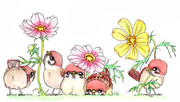 スズメ ニコニコ静画 イラスト