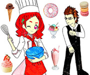 パティシエ ニコニコ静画 イラスト