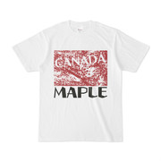 シンプルデザインTシャツ MAPLE