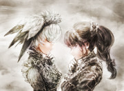 RPGの中ボスとかでいそうな2人