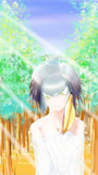 森のハシビロコウ