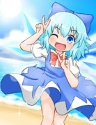 チルノちゃん！はいピース！