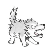 おおかみ ニコニコ静画 イラスト