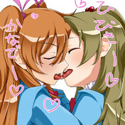 唾液交換 ニコニコ静画 イラスト