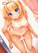 たまたま更衣室のカーテン開けたらシャロちゃんが脱いでました！