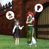落とし物を尋ねられるめーりん