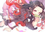 竈門禰豆子 ニコニコ静画 イラスト