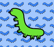 青虫 ニコニコ静画 イラスト