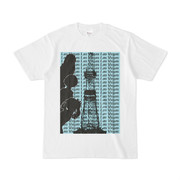 シンプルデザインTシャツ Las Vegas塔ガール