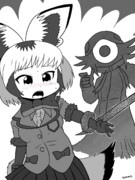 ハブさん！持ち場に戻っ…あれれー