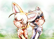 フェネックとアライさん